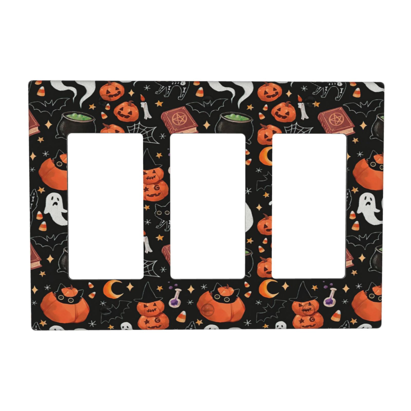 1Pcs alloween  Ghost Funny Pumpkin Wall Plates decorative light switch cover plate Light Switch Cover Plate Decorative Wall Plate outlet covers wall plate