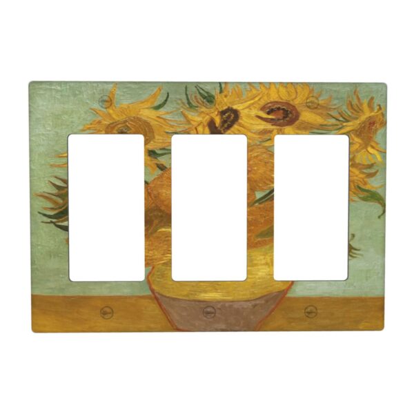 1Pc Sunflower Wall Plates decorative light switch cover plate Light Switch Cover Plate Decorative Wall Plate outlet covers wall plate