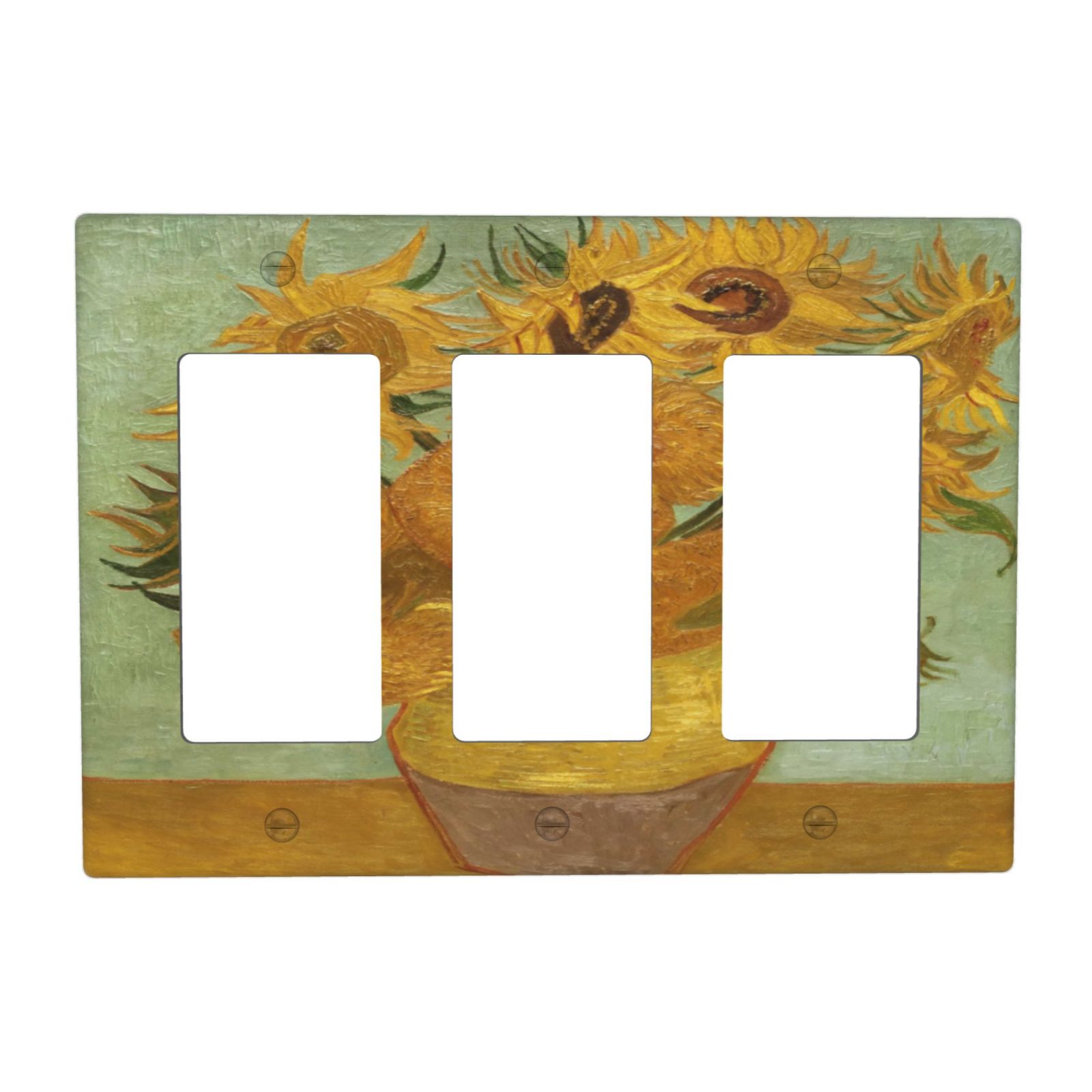 1Pc Sunflower Wall Plates decorative light switch cover plate Light Switch Cover Plate Decorative Wall Plate outlet covers wall plate
