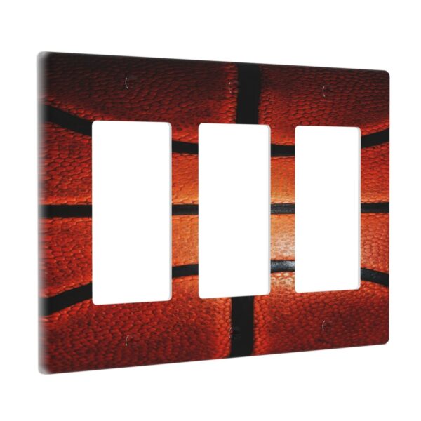 1Pcs Interesting basketball pattern Wall Plates decorative light switch cover plate Light Switch Cover Plate Decorative Wall Plate outlet covers wall plate - Image 3