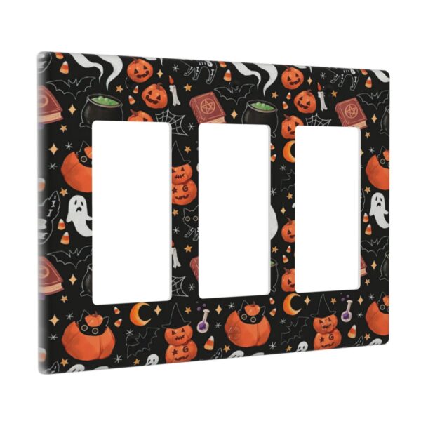 1Pcs alloween  Ghost Funny Pumpkin Wall Plates decorative light switch cover plate Light Switch Cover Plate Decorative Wall Plate outlet covers wall plate - Image 3