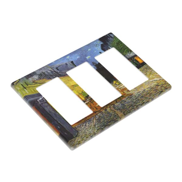1Pcs Cafe Terrace Wall Plates decorative light switch cover plate Light Switch Cover Plate Decorative Wall Plate outlet covers wall plate - Image 2