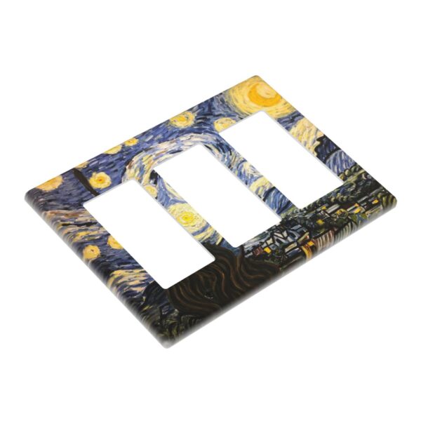 1Pcs The Starry Night Wall Plates decorative light switch cover plate Light Switch Cover Plate Decorative Wall Plate outlet covers wall plate - Image 3