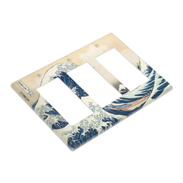 1Pcs The Great Wave off Kanagawa Wall Plates decorative light switch cover plate Light Switch Cover Plate Decorative Wall Plate outlet covers wall plate - Image 2