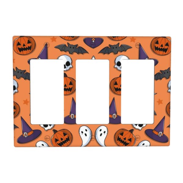 1Pcs Halloween Ghost Pumpkin Bats Wall Plates decorative light switch cover plate Light Switch Cover Plate Decorative Wall Plate outlet covers wall plate