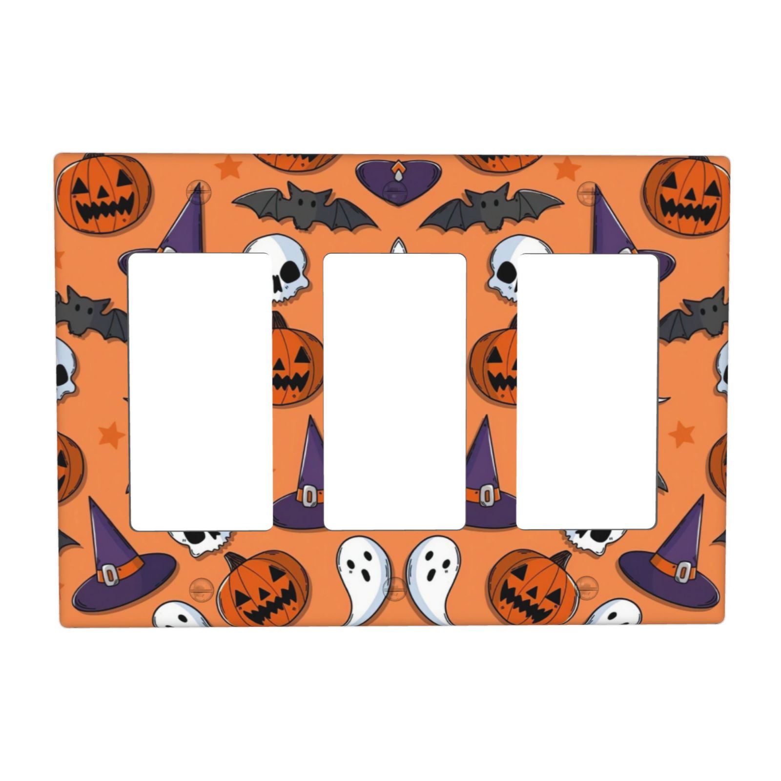 1Pcs Halloween Ghost Pumpkin Bats Wall Plates decorative light switch cover plate Light Switch Cover Plate Decorative Wall Plate outlet covers wall plate