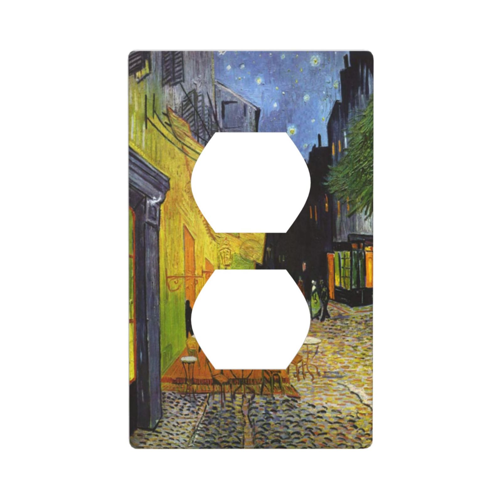 1Pcs Cafe Terrace Wall Plates decorative light switch cover plate Light Switch Cover Plate Decorative Wall Plate outlet covers wall plate