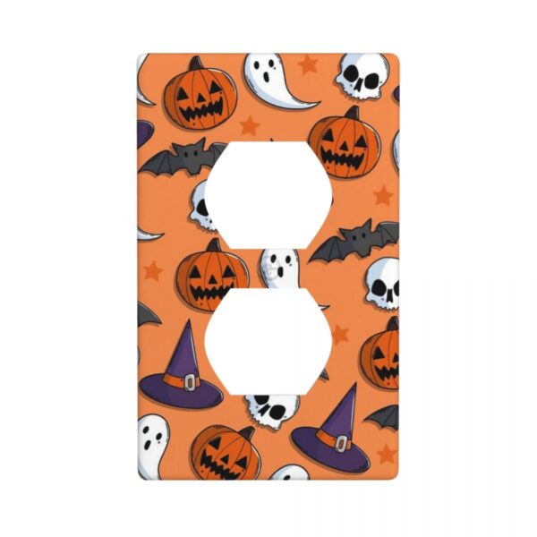 1Pcs Halloween Ghost Pumpkin Bats Wall Plates decorative light switch cover plate Light Switch Cover Plate Decorative Wall Plate outlet covers wall plate