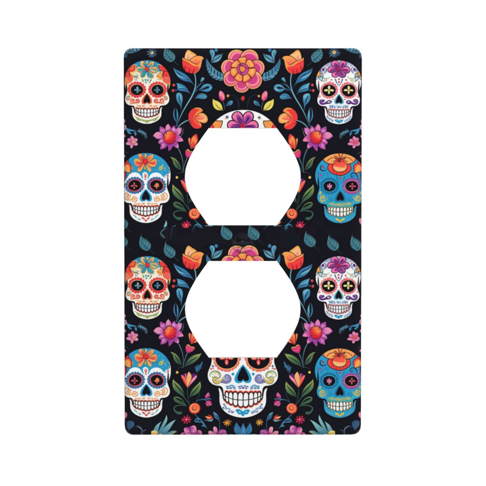 1Pcs Colored skull Wall Plates decorative light switch cover plate Light Switch Cover Plate Decorative Wall Plate outlet covers wall plate