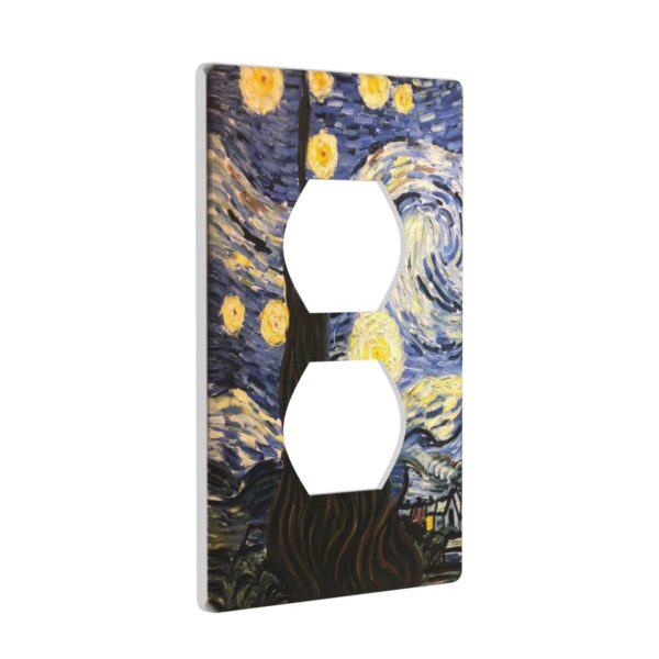 1Pcs The Starry Night Wall Plates decorative light switch cover plate Light Switch Cover Plate Decorative Wall Plate outlet covers wall plate - Image 3