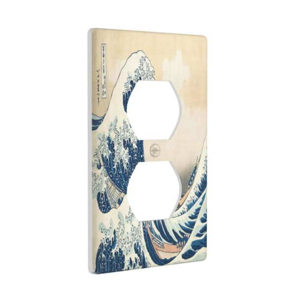 1Pcs The Great Wave off Kanagawa Wall Plates decorative light switch cover plate Light Switch Cover Plate Decorative Wall Plate outlet covers wall plate - Image 2