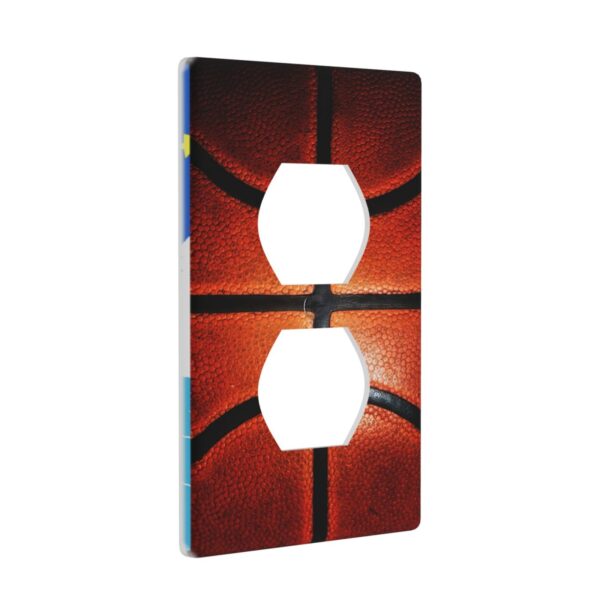 1Pcs Interesting basketball pattern Wall Plates decorative light switch cover plate Light Switch Cover Plate Decorative Wall Plate outlet covers wall plate - Image 3