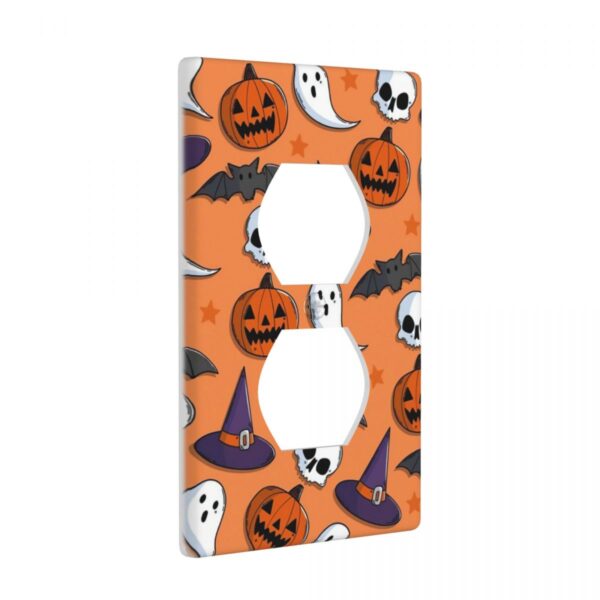 1Pcs Halloween Ghost Pumpkin Bats Wall Plates decorative light switch cover plate Light Switch Cover Plate Decorative Wall Plate outlet covers wall plate - Image 4