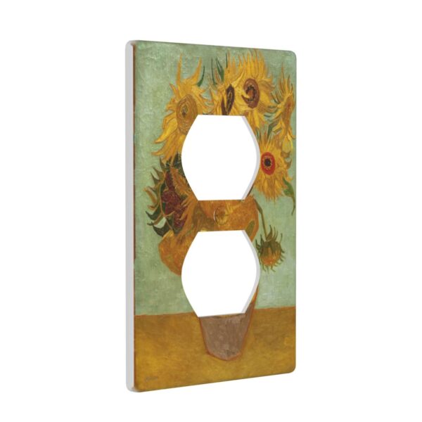 1Pc Sunflower Wall Plates decorative light switch cover plate Light Switch Cover Plate Decorative Wall Plate outlet covers wall plate - Image 3