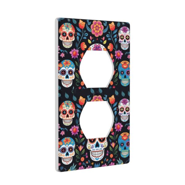 1Pcs Colored skull Wall Plates decorative light switch cover plate Light Switch Cover Plate Decorative Wall Plate outlet covers wall plate - Image 5
