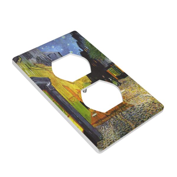 1Pcs Cafe Terrace Wall Plates decorative light switch cover plate Light Switch Cover Plate Decorative Wall Plate outlet covers wall plate - Image 3