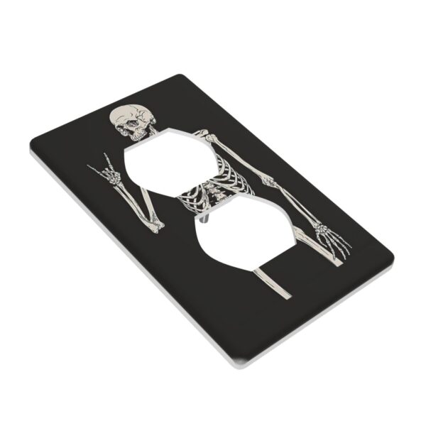 1Pcs Rock Roll Skeleton Skull Wall Plates decorative light switch cover plate Light Switch Cover Plate Decorative Wall Plate outlet covers wall plate - Image 3