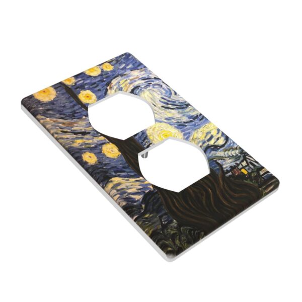 1Pcs The Starry Night Wall Plates decorative light switch cover plate Light Switch Cover Plate Decorative Wall Plate outlet covers wall plate - Image 2