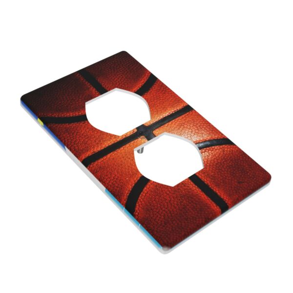 1Pcs Interesting basketball pattern Wall Plates decorative light switch cover plate Light Switch Cover Plate Decorative Wall Plate outlet covers wall plate - Image 2