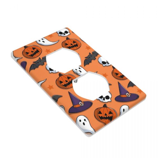 1Pcs Halloween Ghost Pumpkin Bats Wall Plates decorative light switch cover plate Light Switch Cover Plate Decorative Wall Plate outlet covers wall plate - Image 3