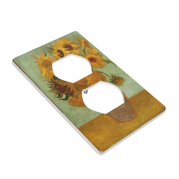 1Pc Sunflower Wall Plates decorative light switch cover plate Light Switch Cover Plate Decorative Wall Plate outlet covers wall plate - Image 2