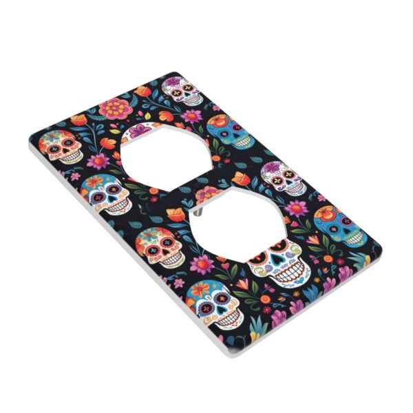 1Pcs Colored skull Wall Plates decorative light switch cover plate Light Switch Cover Plate Decorative Wall Plate outlet covers wall plate - Image 4