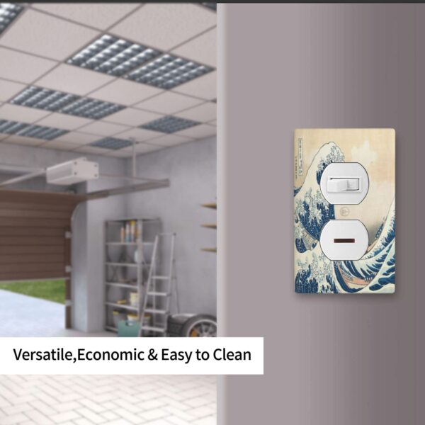1Pcs The Great Wave off Kanagawa Wall Plates decorative light switch cover plate Light Switch Cover Plate Decorative Wall Plate outlet covers wall plate - Image 5