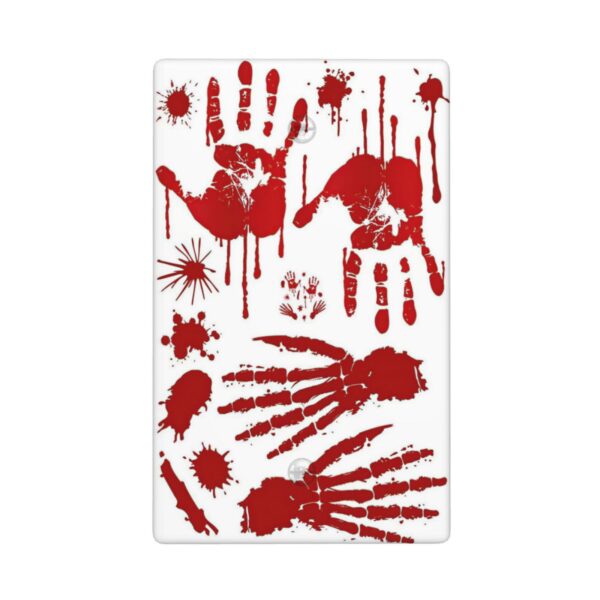1Pcs Halloween Bloody Handprint Footprint Wall Plates decorative light switch cover plate Light Switch Cover Plate Decorative Wall Plate outlet covers wall plate