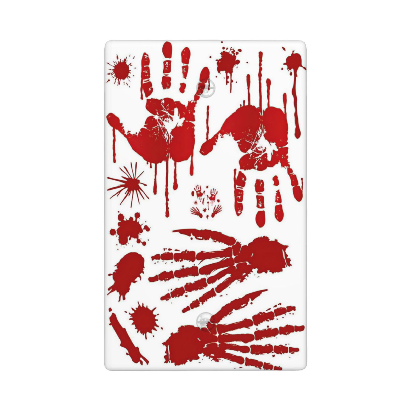1Pcs Halloween Bloody Handprint Footprint Wall Plates decorative light switch cover plate Light Switch Cover Plate Decorative Wall Plate outlet covers wall plate
