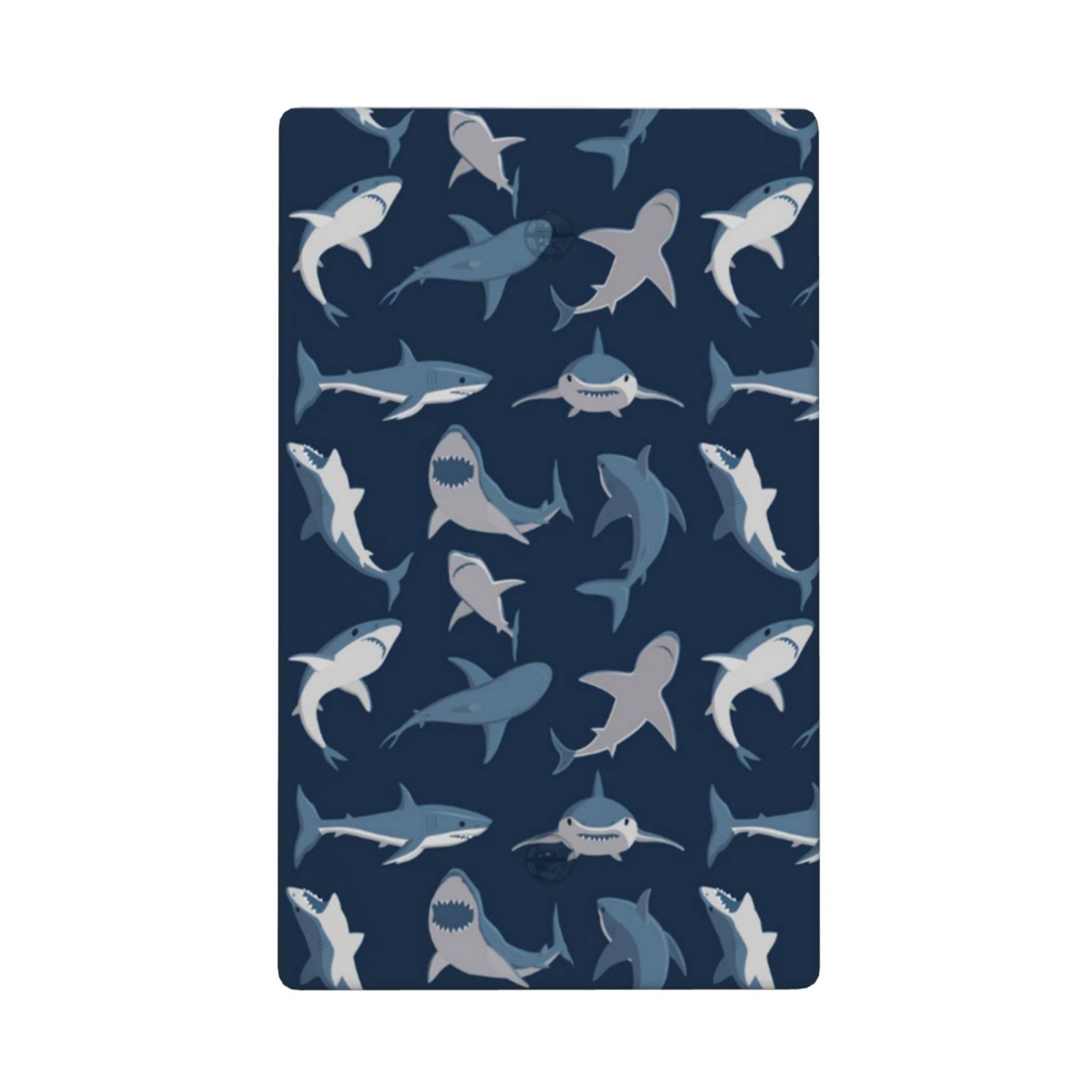 1Pcs Blue Shark Wall Plates decorative light switch cover plate Light Switch Cover Plate Decorative Wall Plate outlet covers wall plate