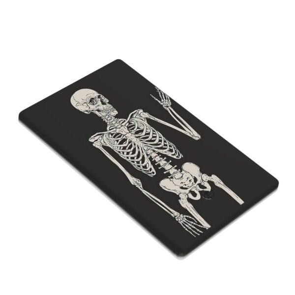 1Pcs Rock Roll Skeleton Skull Wall Plates decorative light switch cover plate Light Switch Cover Plate Decorative Wall Plate outlet covers wall plate - Image 3