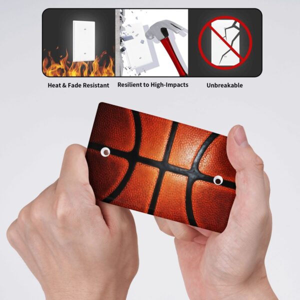 1Pcs Interesting basketball pattern Wall Plates decorative light switch cover plate Light Switch Cover Plate Decorative Wall Plate outlet covers wall plate - Image 4