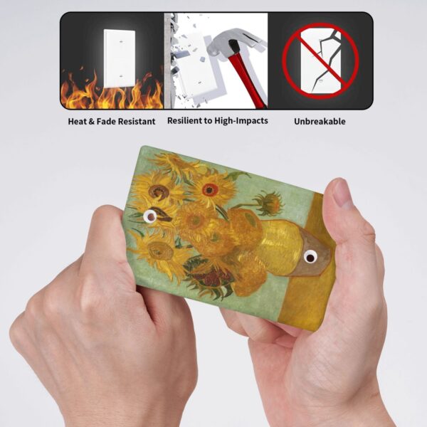 1Pc Sunflower Wall Plates decorative light switch cover plate Light Switch Cover Plate Decorative Wall Plate outlet covers wall plate - Image 4