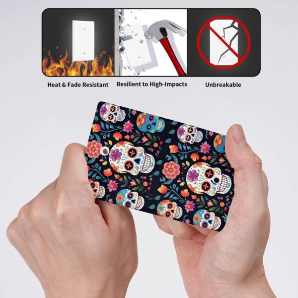 1Pcs Colored skull Wall Plates decorative light switch cover plate Light Switch Cover Plate Decorative Wall Plate outlet covers wall plate - Image 5