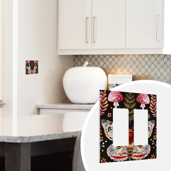 1Pcs Stiller Winkel Light Switch Plate Decorative switch and socket covers for home kitchen decoration Unbreakable Polycarbonate Thermoplastic For bedroom room decoration - Image 2