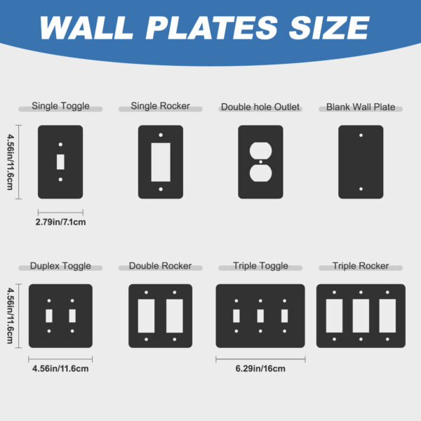1Pcs Wolf Dream catcher Light Switch Plate  Wall Plate Cover Decorative  Switch Cover Plate  Switch Plates And Outlet Covers  Outlet Covers  Wall Plate Cover Decorative - Image 2