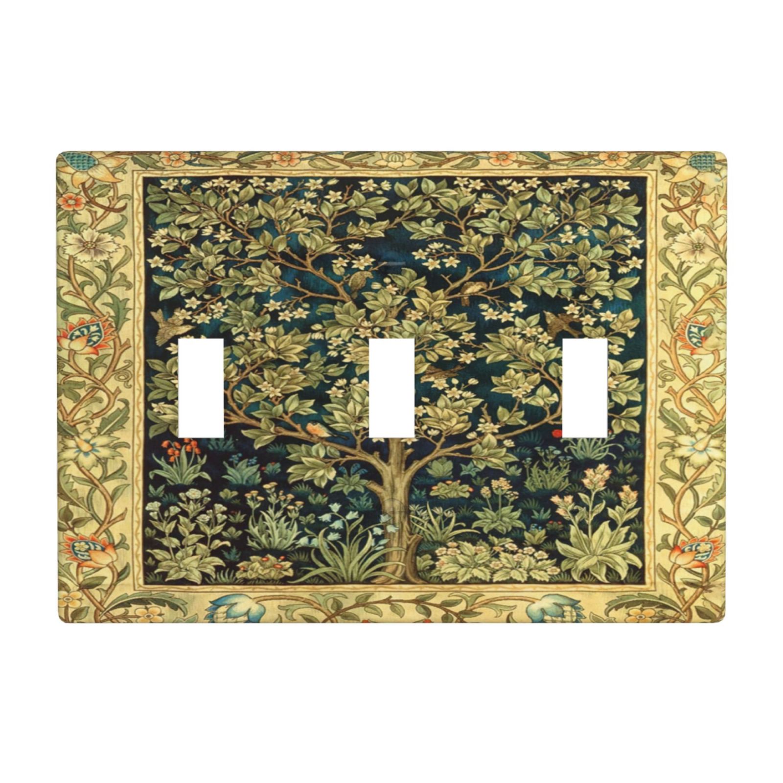 1Pcs Tree of life, tree of happiness, tree of wealth pattern Light Switch Plate  Wall Plate Cover Decorative  Switch Cover a Plate  Switch Plates And Outlet Covers  Outlet Covers  Wall Plate Cover Decorative