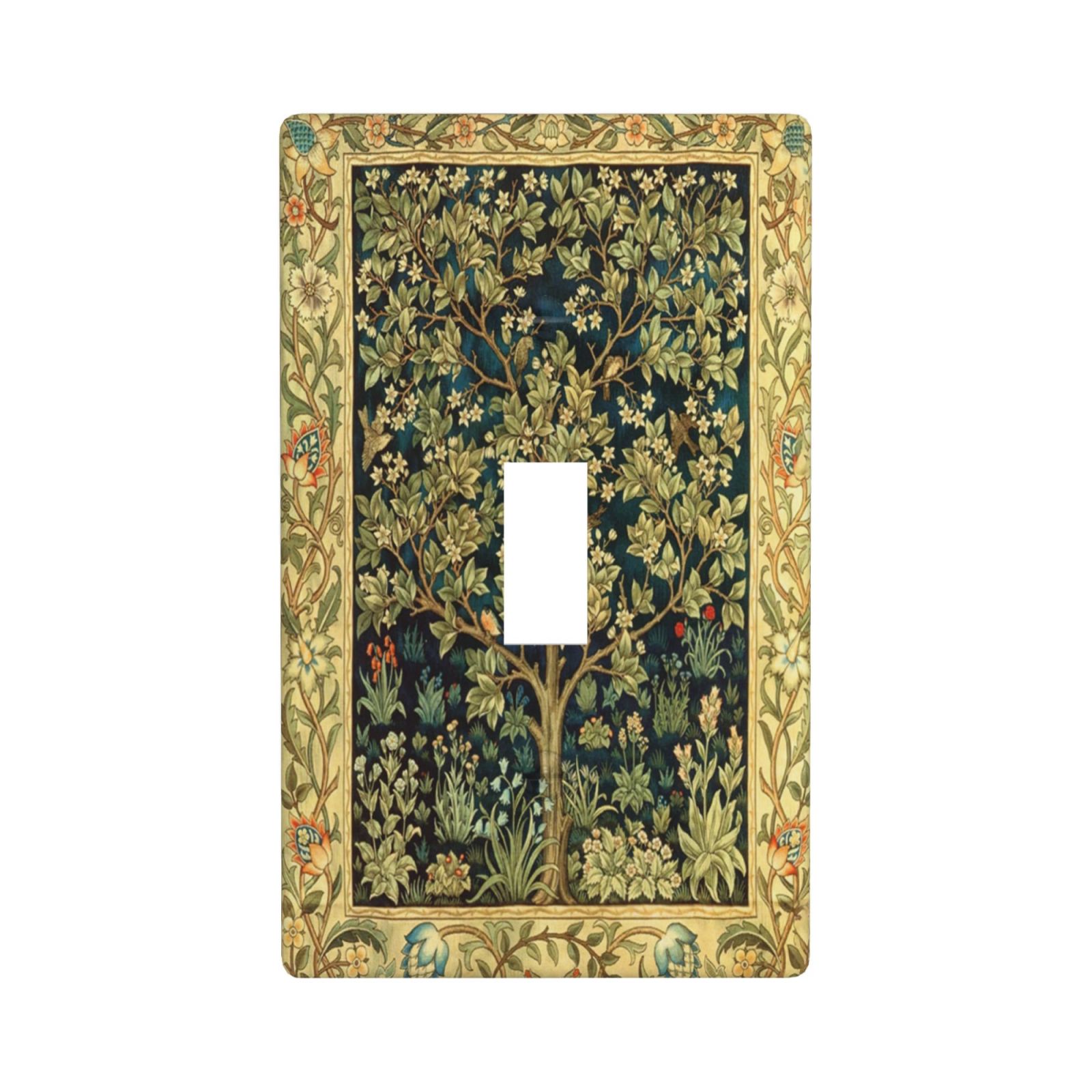 1Pcs Tree of life, tree of happiness, tree of wealth pattern Light Switch Plate  Wall Plate Cover Decorative  Switch Cover a Plate  Switch Plates And Outlet Covers  Outlet Covers  Wall Plate Cover Decorative