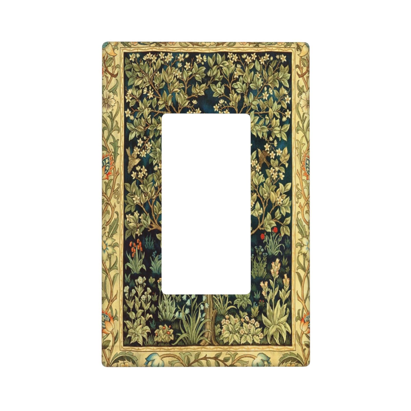 1Pcs Tree of life, tree of happiness, tree of wealth pattern Light Switch Plate  Wall Plate Cover Decorative  Switch Cover a Plate  Switch Plates And Outlet Covers  Outlet Covers  Wall Plate Cover Decorative