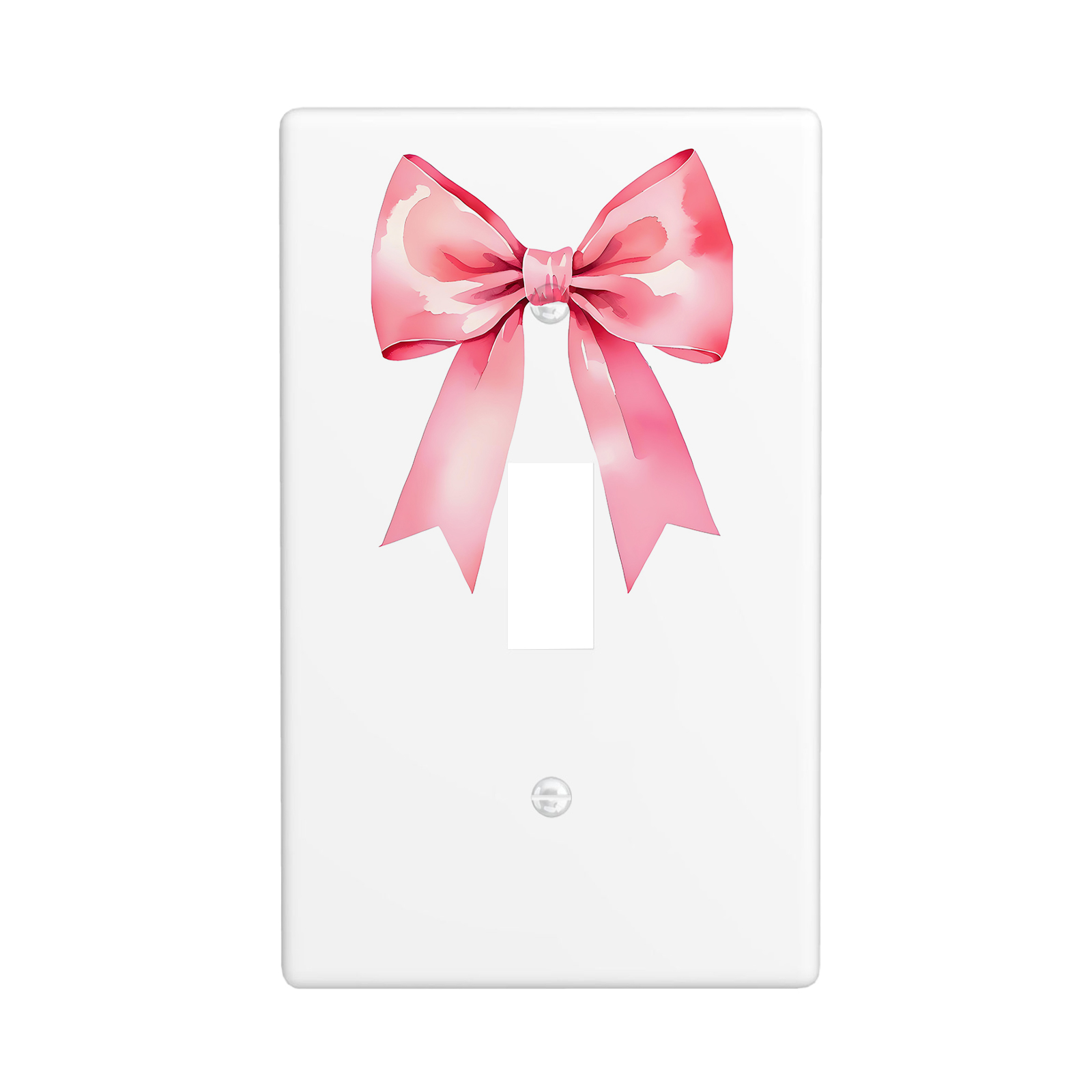 1Pcs Pink bow tie  Light Switch Plate  Wall Plate Cover Decorative  Switch Cover Plate  Switch Plates And Outlet Covers  Outlet Covers  Wall Plate Cover Decorative