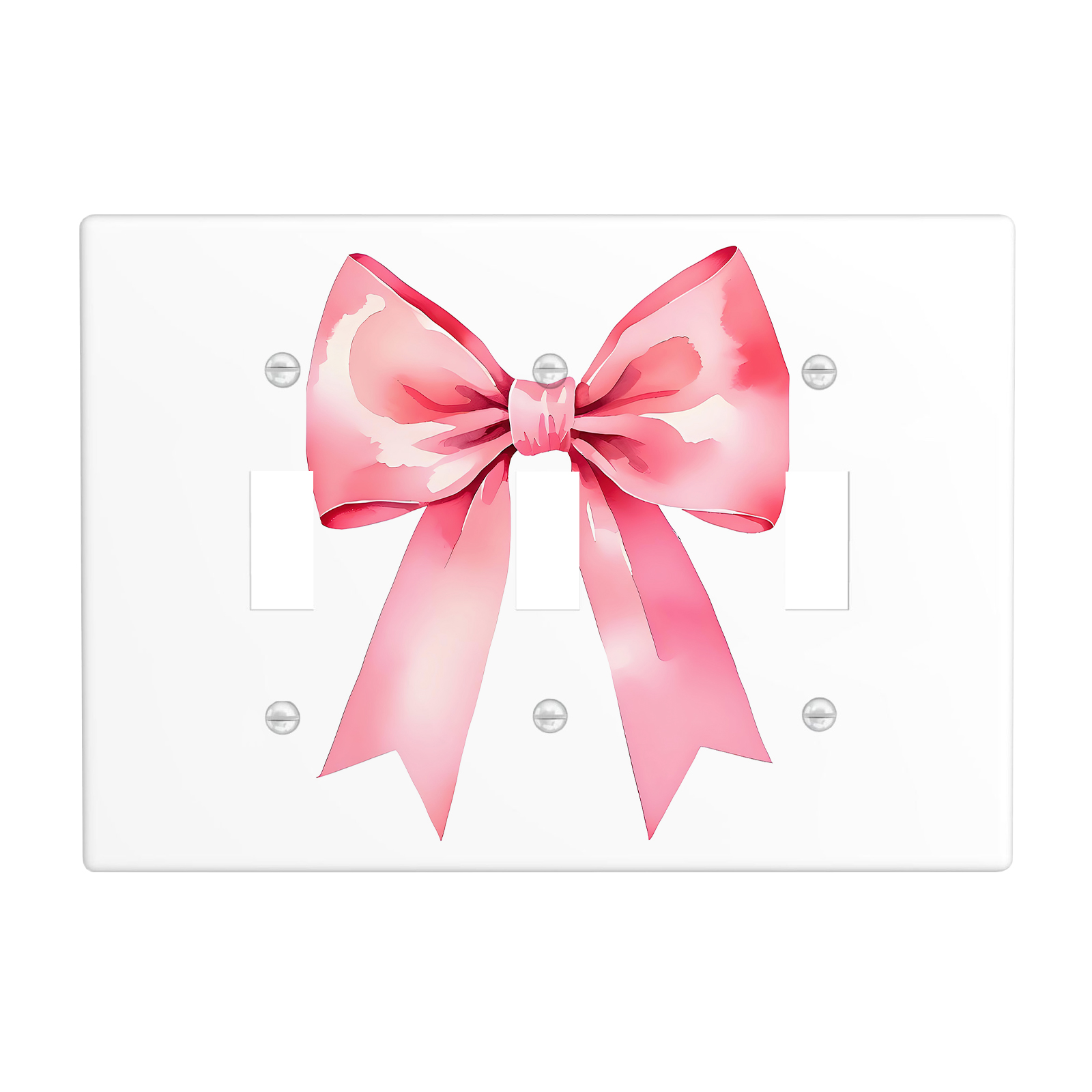 1Pcs Pink bow tie  Light Switch Plate  Wall Plate Cover Decorative  Switch Cover Plate  Switch Plates And Outlet Covers  Outlet Covers  Wall Plate Cover Decorative