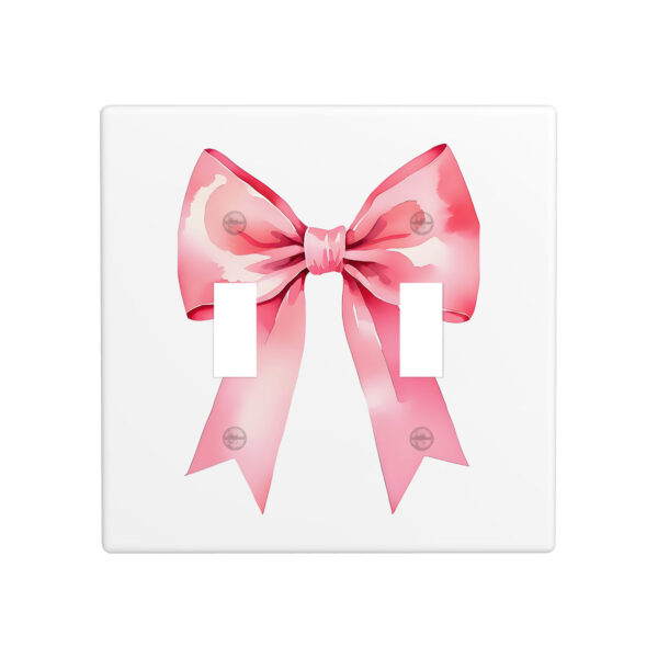 1Pcs Pink bow tie  Light Switch Plate  Wall Plate Cover Decorative  Switch Cover Plate  Switch Plates And Outlet Covers  Outlet Covers  Wall Plate Cover Decorative