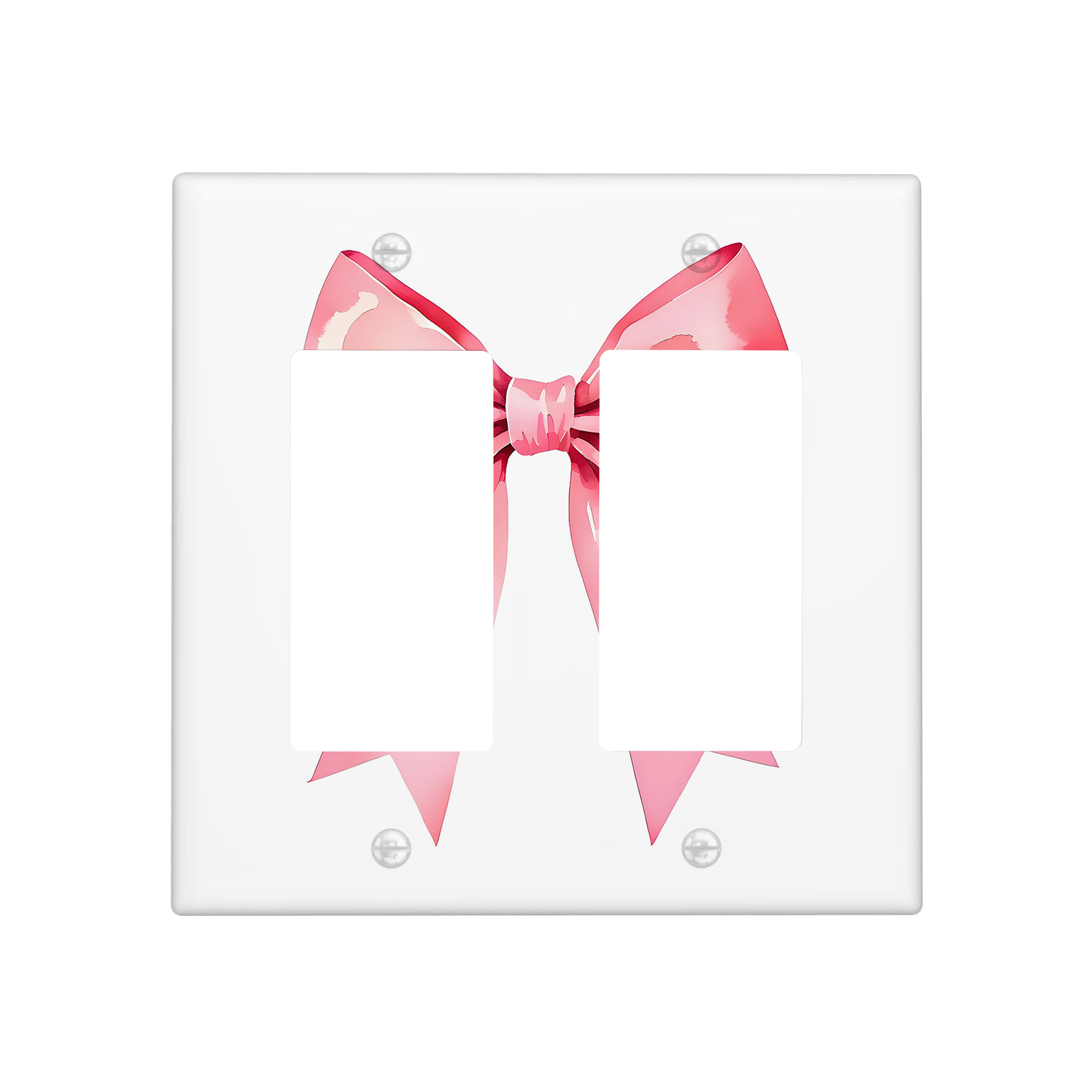 1Pcs Pink bow tie  Light Switch Plate  Wall Plate Cover Decorative  Switch Cover Plate  Switch Plates And Outlet Covers  Outlet Covers  Wall Plate Cover Decorative